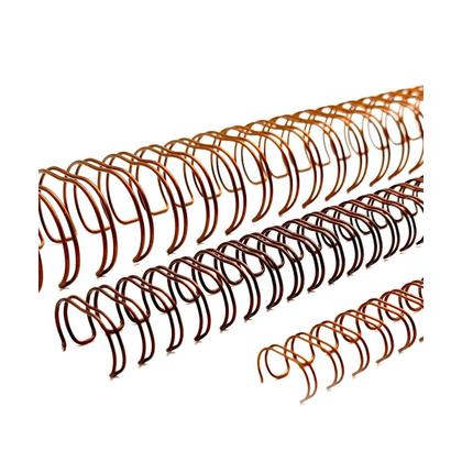 Imagem de Garra Duplo Anel A4 Wire-o 3X1 diam 5/16 Bronze