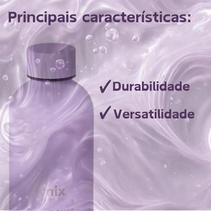 Imagem de Garrafa 350 Ml Aco Inox Silicone Lilas Paramount