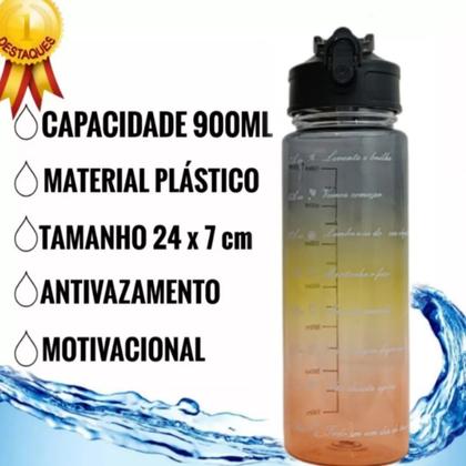 Imagem de Garrafa Agua Masculina Academia 2 Litros 900ml 300ml 