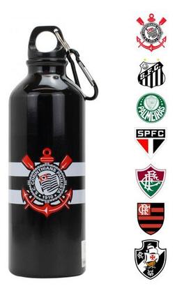 Imagem de Garrafa Aluminio Squeeze Vasco Time Futebol Oficial 500ml