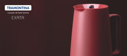 Imagem de Garrafa Bule Térmico Exata 1l P/ Café Chá Tramontina 
