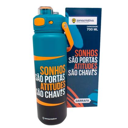 Imagem de Garrafa click sonhos são portas atitudes são chaves - 700ml