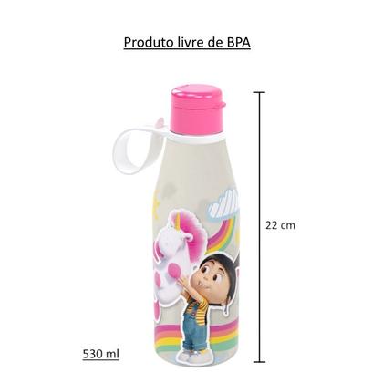 Imagem de Garrafa com Tampa Abre Fácil Infantil da Agnes Meu Malvado Favorito 530ml