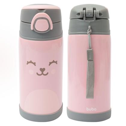 Imagem de Garrafa Copo Termico Parede Dupla 400 ml Conserva Quente Gelado