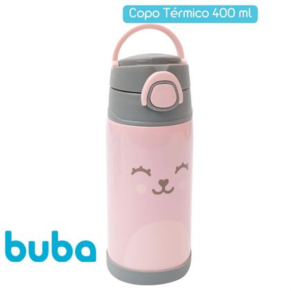 Imagem de Garrafa Copo Termico Parede Dupla 400 ml Conserva Quente Gelado