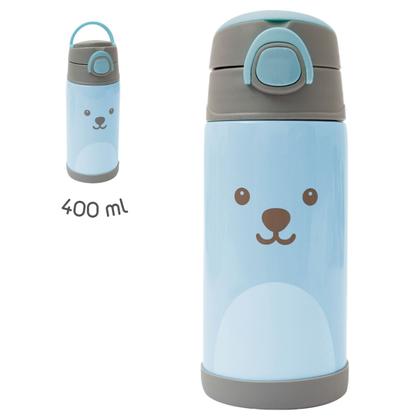 Imagem de Garrafa Copo Termico Parede Dupla 400 ml Conserva Quente Gelado