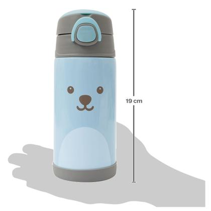 Imagem de Garrafa Copo Termico Parede Dupla 400 ml Conserva Quente Gelado