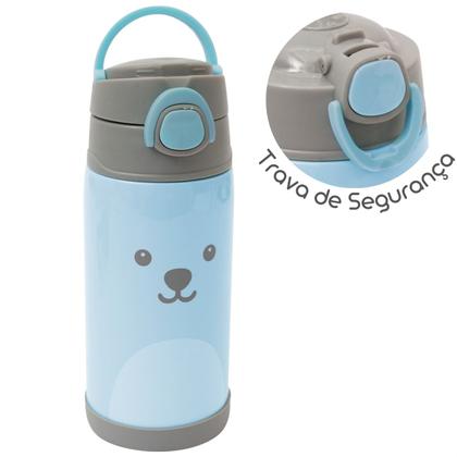 Imagem de Garrafa Copo Termico Parede Dupla 400 ml Conserva Quente Gelado