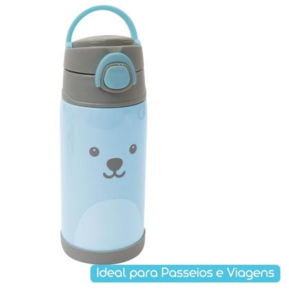 Imagem de Garrafa Copo Termico Parede Dupla 400 ml Conserva Quente Gelado