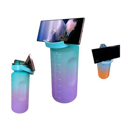 Imagem de Garrafa de 2L em Plástico Colorida com Alça e Canudo CB2058