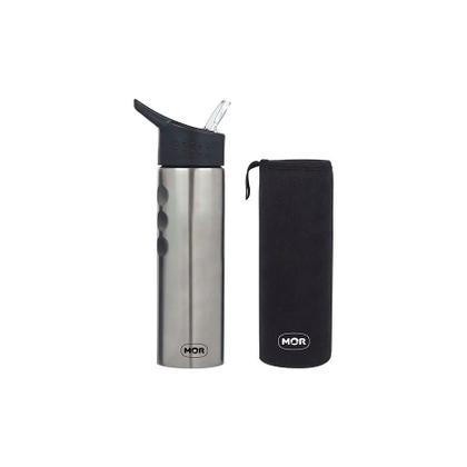 Imagem de Garrafa de Aço Inox 750ml Com Capa Sport To Go 8058 Mor