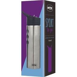 Imagem de Garrafa de Aço Inox 750ml Com Capa Sport To Go 8058 Mor