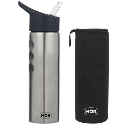 Imagem de Garrafa de Aco Squeeze com Capa Sport To Go 750 Ml Mor