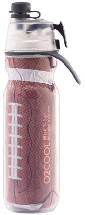 Imagem de Garrafa de água de nebulização O2COOL Mist 'N Sip 600mL Football Design