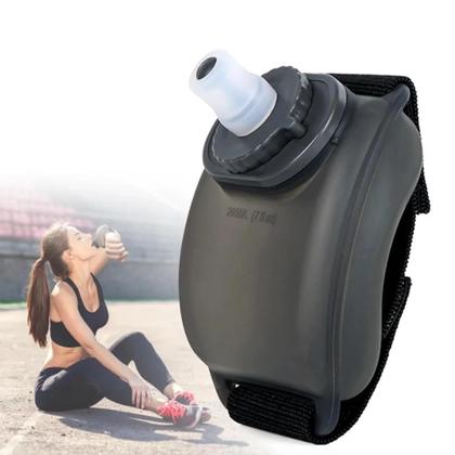 Imagem de Garrafa De Água Esportiva De Silicone 200ml Sem Fio Para Corrida, Ciclismo, Escalada E Atividades Ao