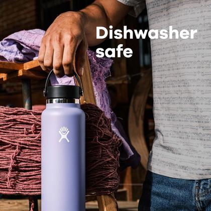 Imagem de Garrafa de água Hydro Flask 600ml Wide Mouth Moonshadow