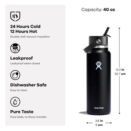 Imagem de Garrafa de água Hydro Flask Isolada em Aço Inoxidável 1.2L