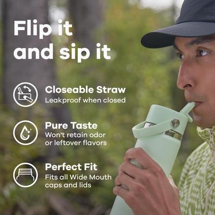 Imagem de Garrafa de água Hydro Flask Isolada em Aço Inoxidável 700mL