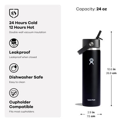 Imagem de Garrafa de água Hydro Flask Isolada em Aço Inoxidável 700mL