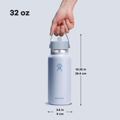 Imagem de Garrafa de água Hydro Flask Isolada em Aço Inoxidável 950mL