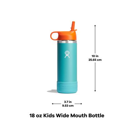 Imagem de Garrafa de água Hydro Flask Kids 500mL com tampa de palha Goji