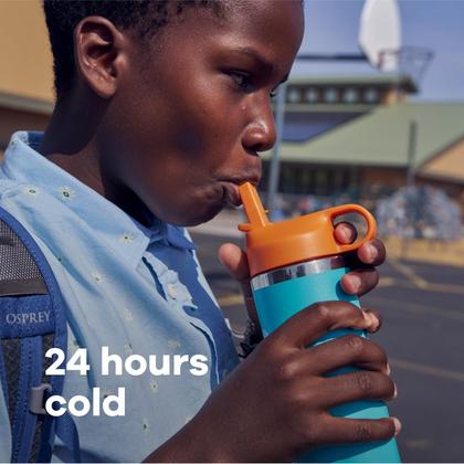 Imagem de Garrafa de água Hydro Flask Kids 500mL com tampa de palha Goji