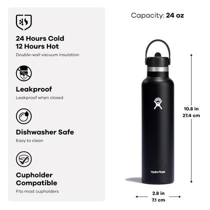 Imagem de Garrafa de água Hydro Flask Standard Flex Straw Cap 700mL