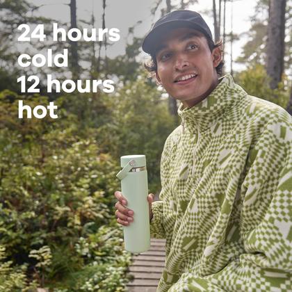 Imagem de Garrafa de água Hydro Flask Wide Flex Cap 946 ml Aloe Green