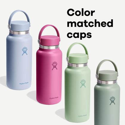 Imagem de Garrafa de água Hydro Flask Wide Flex Cap 946 ml Aloe Green