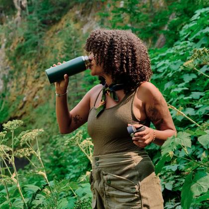 Imagem de Garrafa de água Hydro Flask Wide Flex Cap Cascade 600mL