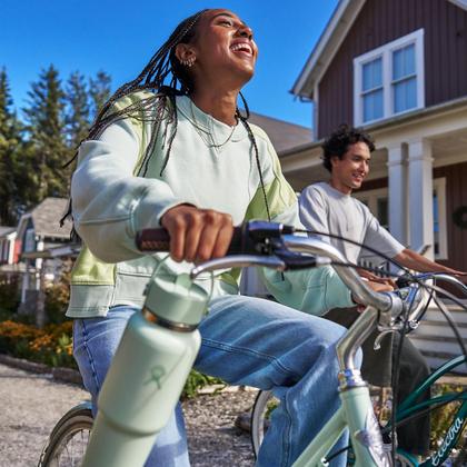 Imagem de Garrafa de água Hydro Flask Wide Flex Straw 1,2 L Birch