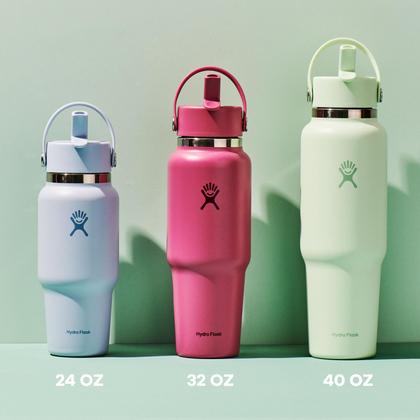 Imagem de Garrafa de água Hydro Flask Wide Flex Straw 1,2 L Birch