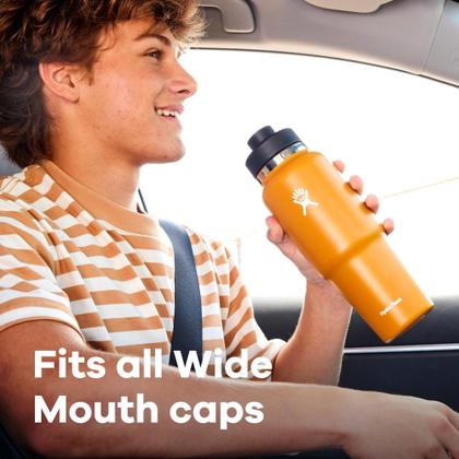 Imagem de Garrafa de água Hydro Flask Wide Flex Straw 950ml Agave