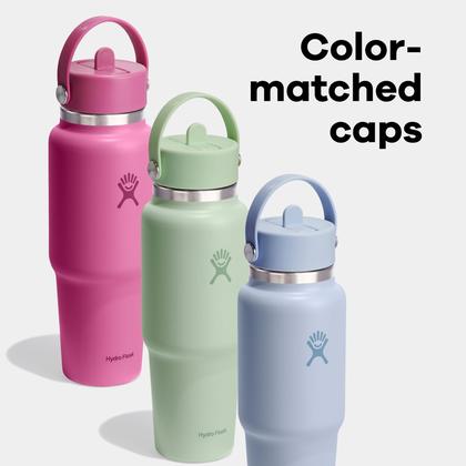 Imagem de Garrafa de água Hydro Flask Wide Flex Straw 950ml Botanical Bliss