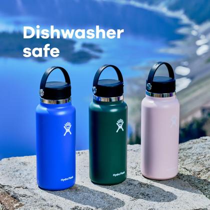 Imagem de Garrafa de água Hydro Flask Wide Mouth 600mL Fossil