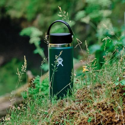 Imagem de Garrafa de água Hydro Flask Wide Mouth Flex 600 ml em aço inoxidável