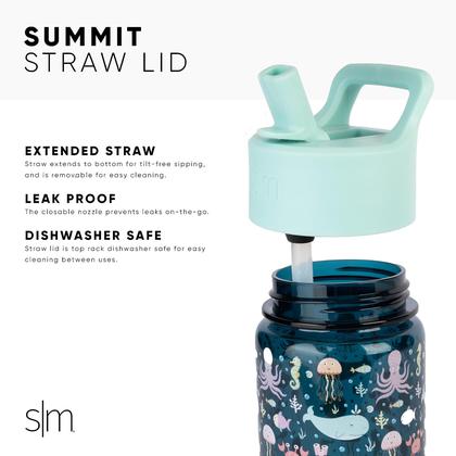 Imagem de Garrafa de Água Infantil Simple Modern Bluey 350ml - Tritan sem BPA