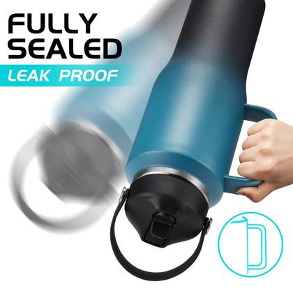 Imagem de Garrafa de água isolada DIGJUPER 950ml Copo com canudo e tampa