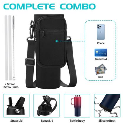 Imagem de Garrafa de água isolada DIGJUPER 950ml Copo com canudo e tampa