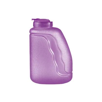 Imagem de Garrafa de Agua Para Geladeira 1,7L Modelo Onda Quality Lummar 1700ml Retangular Alça Reforçada Colorida ou Transparente