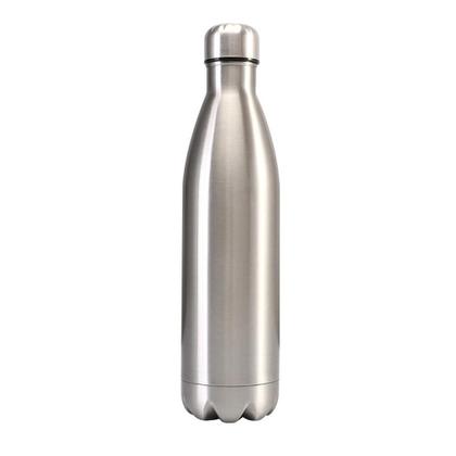 Imagem de Garrafa De Água Portátil Estilo Boliche Inox Térmica Squeeze Com Camada Dupla Para   Academia Esporte 500 ML Quente Frio 