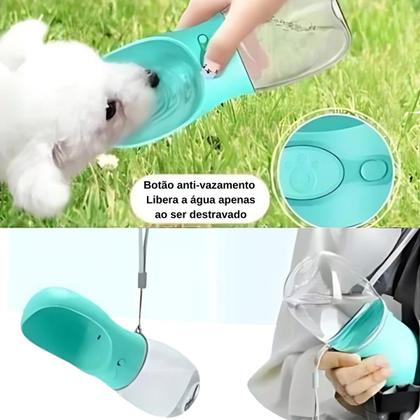 Imagem de Garrafa De Água Portátil Pet Bebedouro 350ml Passeio Colorida Anti-Vazamento