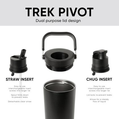 Imagem de Garrafa de Água Simple Modern Trek Pivot 1,2L - Com Alça Verde