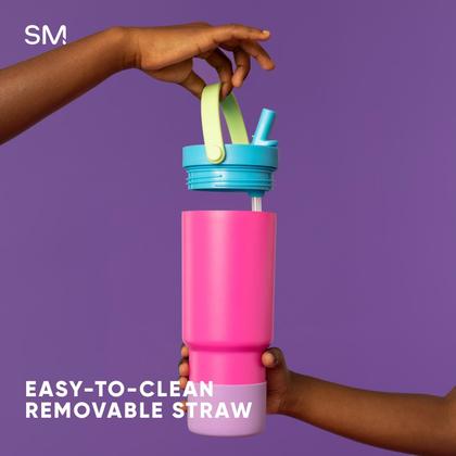 Imagem de Garrafa de Água Simple Modern Trek Pivot 710ml para Crianças - Com Alça