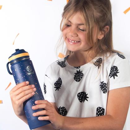 Imagem de Garrafa de Água Takeya Actives 650ml com Tampa de Palha - Cool Ray