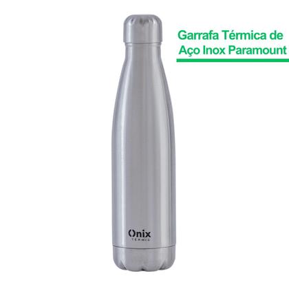 Imagem de Garrafa De Agua Térmica 750 ml Inox Powder Onix Termic