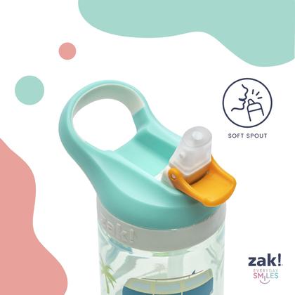 Imagem de Garrafa de água Zak Designs Bluey Atlantic 473 ml para crianças, pacote com 2 unidades