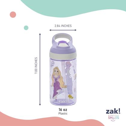 Imagem de Garrafa de água Zak Designs Disney Princess Atlantic 473 ml, 2 unidades