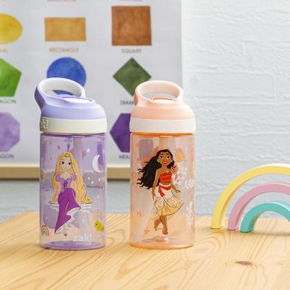 Imagem de Garrafa de água Zak Designs Disney Princess Atlantic 473 ml, 2 unidades