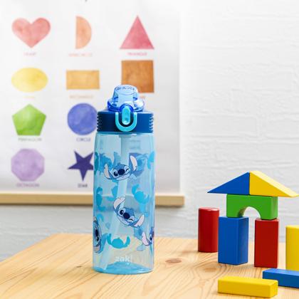 Imagem de Garrafa de água Zak Designs Disney Sage 750 ml com ponto de palha